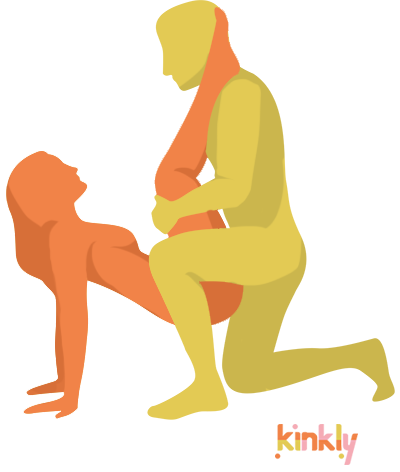 Casket Sex Position: The receiving partner sits down on the floor. The penetrating partner kneels in front of them and lifts up their entire lower body to penetrate. The penetrating partner holds the lower body during intercourse.