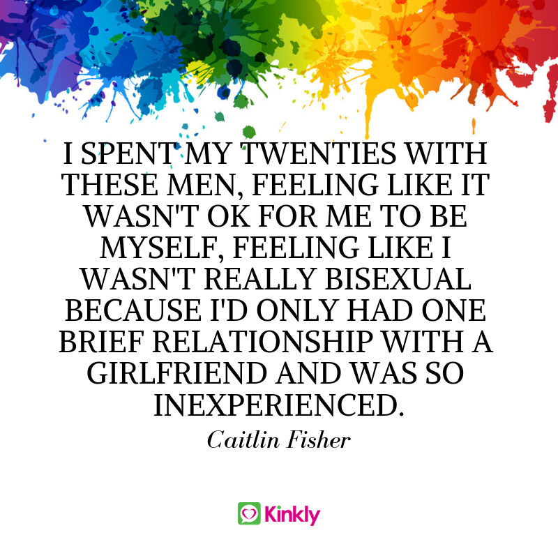 Cailtin Fisher Quote Bisexuality