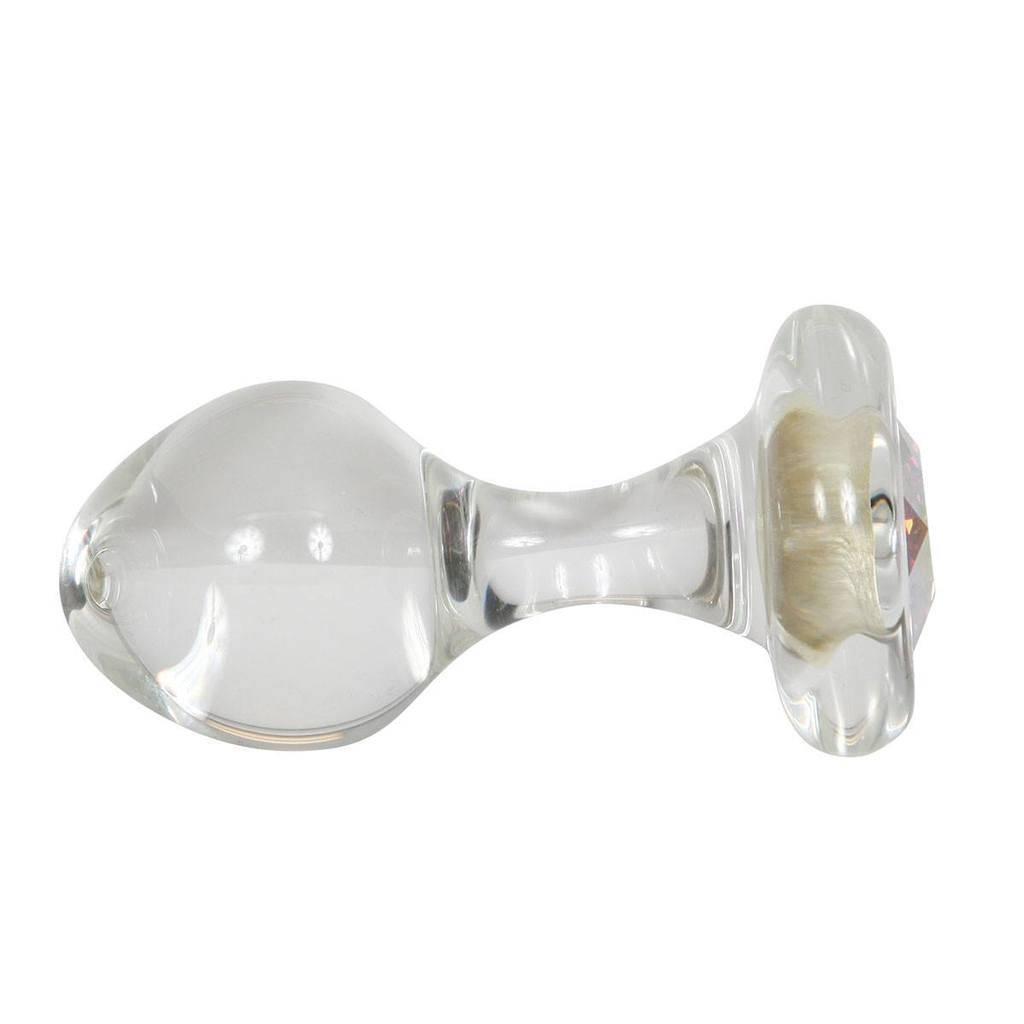 glass anal plug made by Crystal Delights