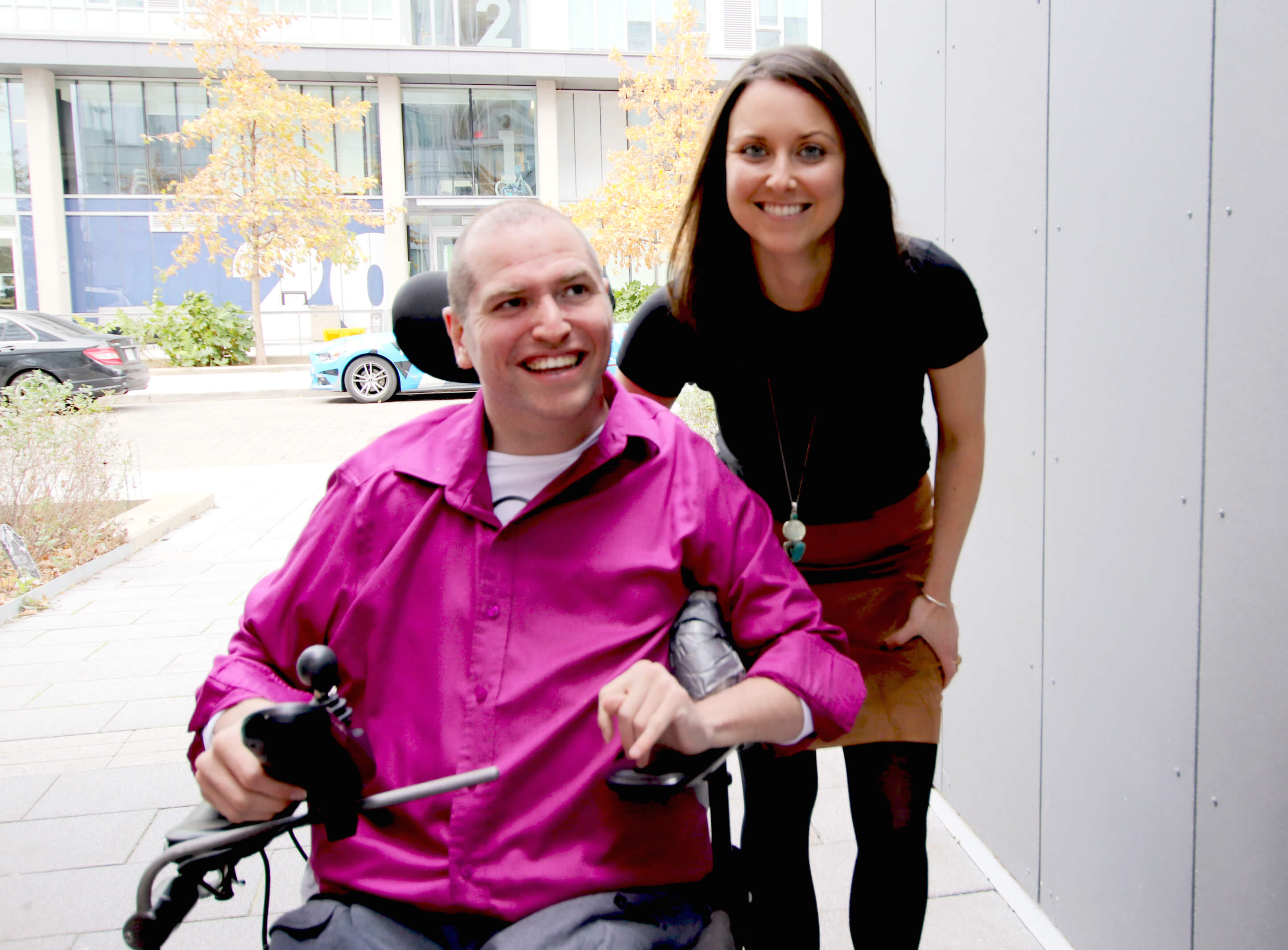 Andrew Gurza and Heather Morrison co-founders of Handi