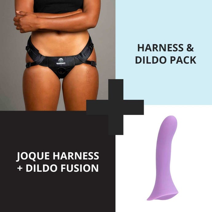 Joque Harness and dildo fusion