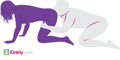 diagram of doggy style oral sex position
