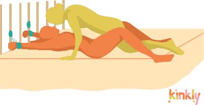Photo for Classic Bed Bondage Sex Position