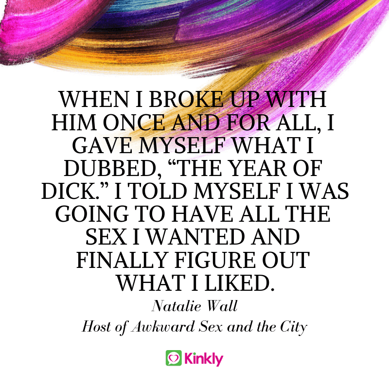 Natalie Wall Awkward Sex and the City Year of the Dick quote