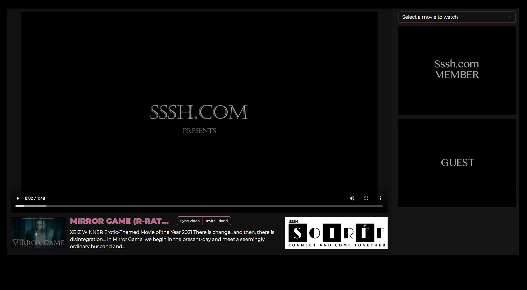 Sssh.com Soiree