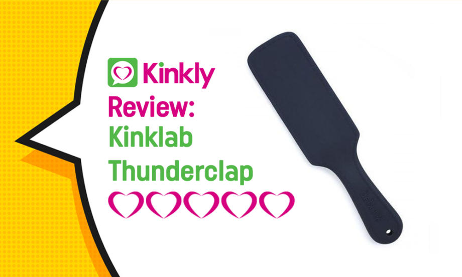 Sex Toy Review: Kinklab Thunderclap Paddle